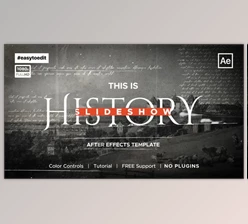 Download History Slideshow (Videohive 39135046) - AE Project