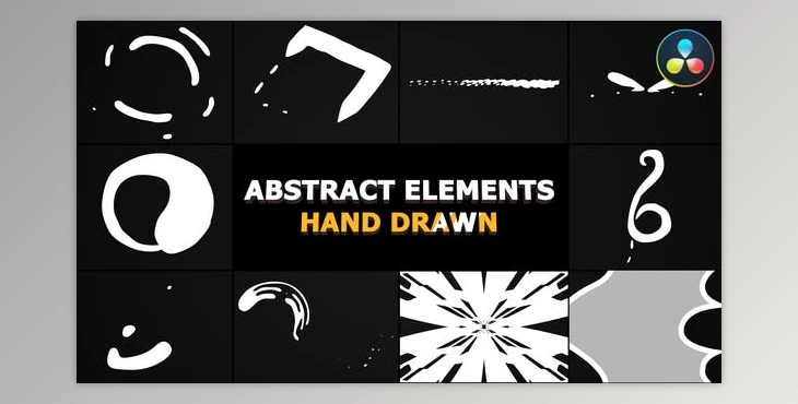 Download Cartoon Abstract Elements | DaVinci Resolve (Videohive 38598212)