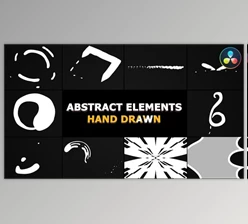 Download Cartoon Abstract Elements | DaVinci Resolve (Videohive 38598212)