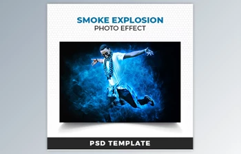 Download Smoke Explosion Photo <span class='badge badge-warning'>Effect</span> GraphicRiver - 36421109