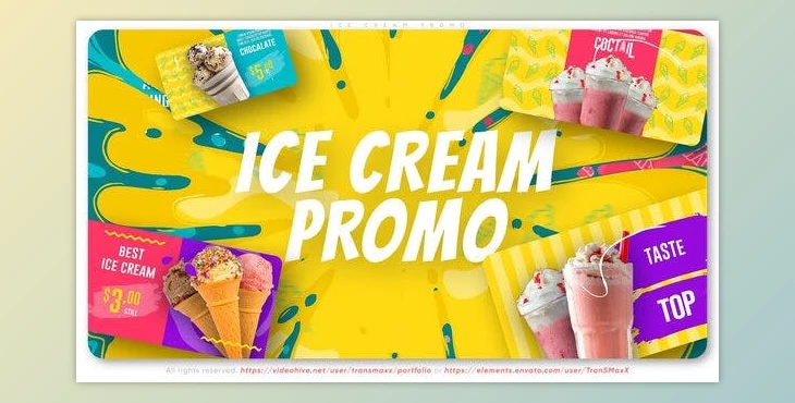 Download Ice Cream Promo (Videohive 39168152) - AE Project