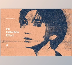 Download Ink Distortion Effect CreativeMarket - 7499082
