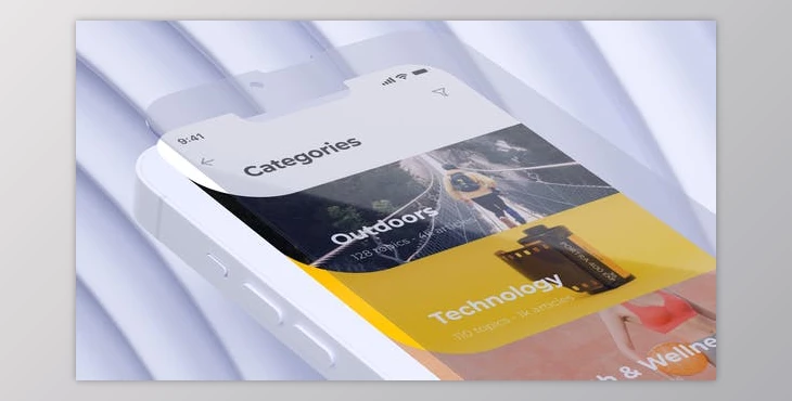 Download Animation Mockup – White Phone Promo (Videohive 39211337) - AE Project