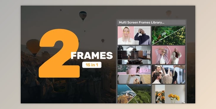 Download Multi Screen Frames Library – 2 Frames (Videohive 39216160) - AE Project