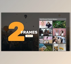 Download Multi Screen Frames Library – 2 Frames (Videohive 39216160) - AE Project