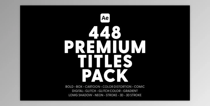 Download Premium Titles Pack (Videohive 38893912) - AE Project