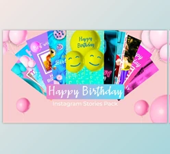 Download Happy Birthday Instagram Stories (Videohive 39200346) - AE Project