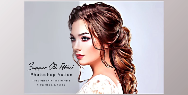 Download Supper Oil Effect Photoshop Action CreativeMarket - 7526598