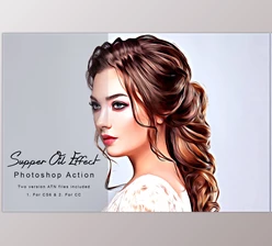 Download Supper Oil Effect Photoshop Action CreativeMarket - 7526598