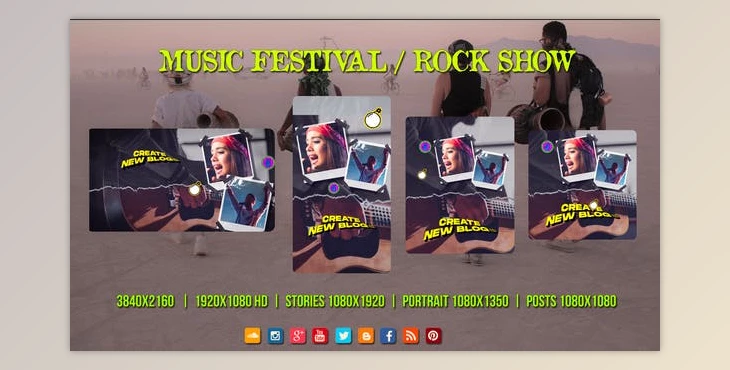 Download Music Festival Rock Show (Videohive 38881915) - AE Project