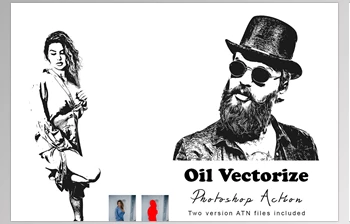 Download Oil Vectorize Photoshop Action <span class='badge badge-warning'>CreativeMarket</span> - 7530221