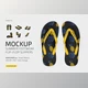 Download Flip-Flop Slippers Mockup Set CreativeMarket - 7500147