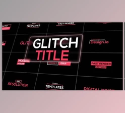 Download Beautiful Glitch Titles Pack (Videohive 39340152) - AE Project