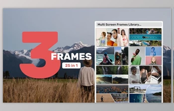 Download <span class='badge badge-warning'>Multi</span> Screen Frames Library – 3 Frames (Videohive 39285669) - AE Project
