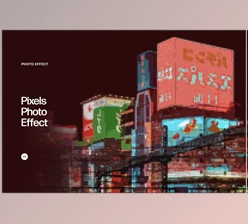Download Pixels Photo Effect CreativeMarket - 7035608