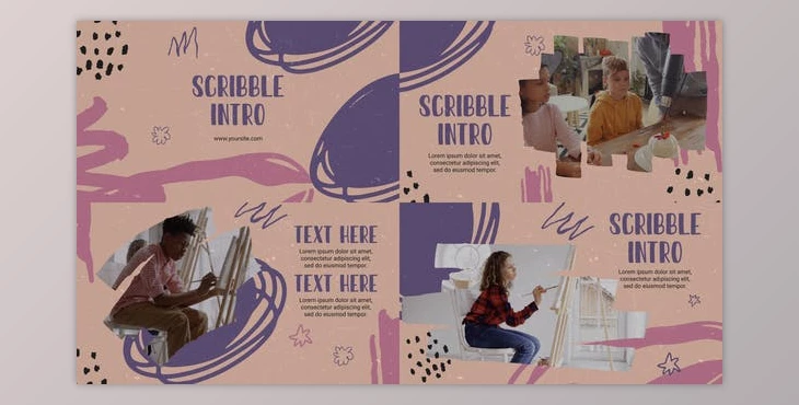 Download Grunge Style Attractive Scribble Intro (Videohive 39354950) - AE Project