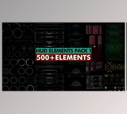 Download HUD Elements Pack 1 (Videohive 39209206) - AE Project