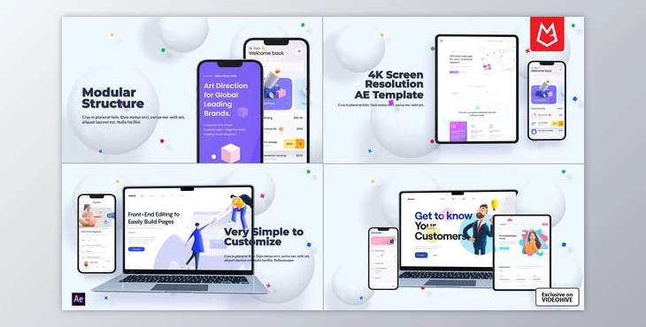 Download Website Presentation Device Mockup (Videohive 39332623) - AE Project