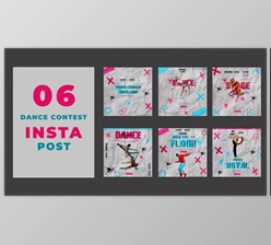 Download Rock The Floor Dance Contest Instagram Social Media Post (Videohive 39215614) - AE Project