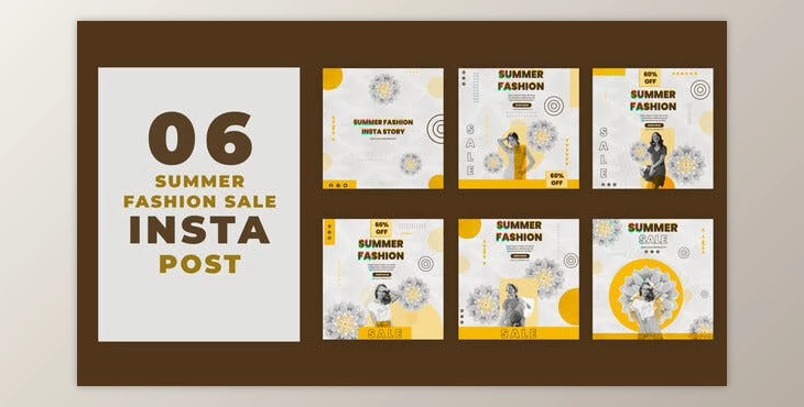 Download 60 Percent Off Summer Fashion Sale Instagram Post (Videohive 39216043) - AE Project
