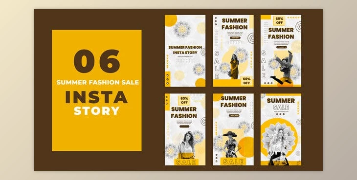 Download 60 Percent Off Summer Fashion Sale Instagram Story (Videohive 39216201) - AE Project