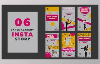 Download Dance <span class='badge badge-warning'>Academy</span> Classes Instagram Social Media Post (Videohive 39215814) - AE Project