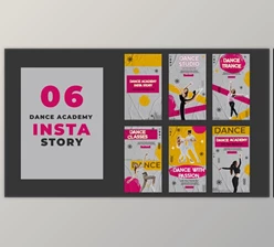 Download Dance Academy Classes Instagram Social Media Post (Videohive 39215814) - AE Project