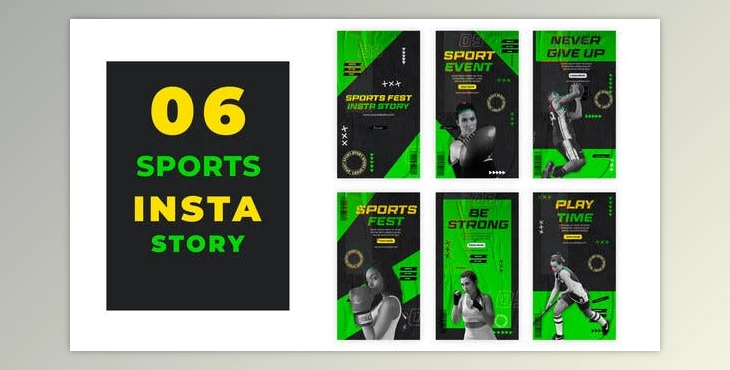 Download Sports Fest Instagram Story Template (Videohive 39216972) - AE Project