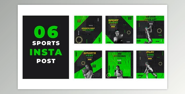 Download Sports Fest Instagram Social Media Post (Videohive 39216846) - AE Project