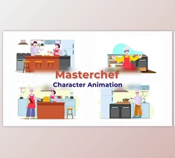 Download Masterchef Cooking Animation Scene 02 (Videohive 38195191) - AE Project