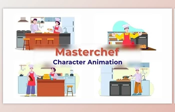 Download Masterchef <span class='badge badge-warning'>Cooking</span> Animation Scene 02 (Videohive 38195191) - AE Project