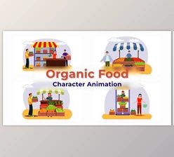Download Organic Food Explainer Animation Scene (Videohive 38196025) - AE Project