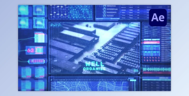 Download HUD Technology Opener (Videohive 39354992) - AE Project