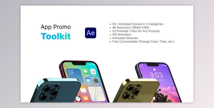 Download App Promo Toolkit (Videohive 38919168) - AE Project
