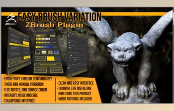 Download <span class='badge badge-warning'>Easy</span> Brush Variation ZBrush Plugin