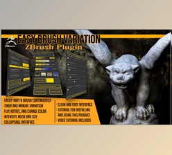 Download Easy Brush Variation ZBrush Plugin