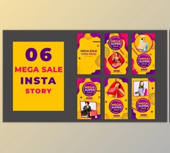 Download Mega Super Sale Instagram Stories Pack (Videohive 39216908) - AE Project