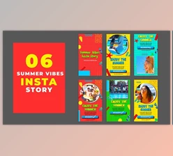 Download Enjoying Summer Vibes Instagram Story Pack (Videohive 39215565) - AE Project