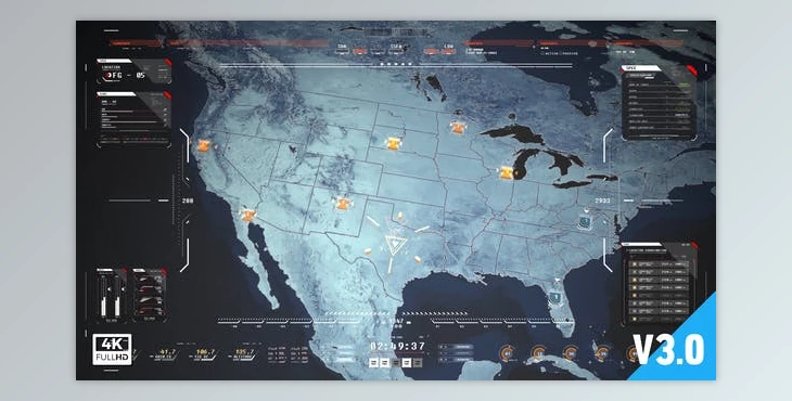Download HUD Map Pack (Videohive 21241444) - AE Project