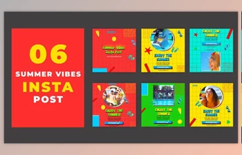 Download Enjoy The Summer Vibes Instagram Social <span class='badge badge-warning'>Media</span> Post (Videohive 39215491) - AE Project