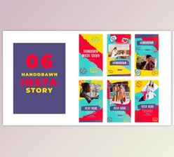 Download Hand Drawn Instagram Story Template (Videohive 39215529) - AE Project