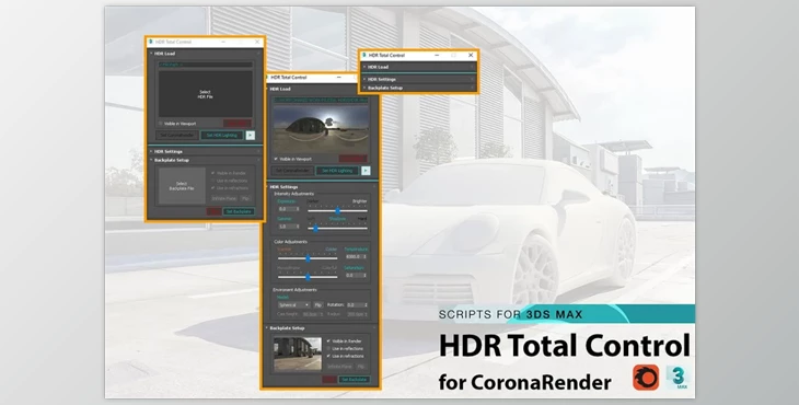 Download Corona HDR Total Control v2.5 for 3ds max
