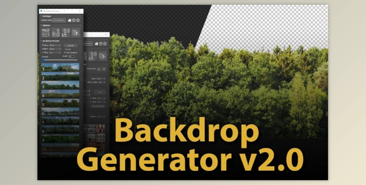 Download ArchvizTools Backdrop Generator 2.0 for 3ds max