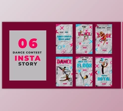 Download On Stage Dance Contest Instagram Story Pack (Videohive 39215784) - AE Project