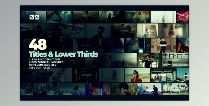 Download Titles & Lower Thirds (Videohive 39444068) - AE Project