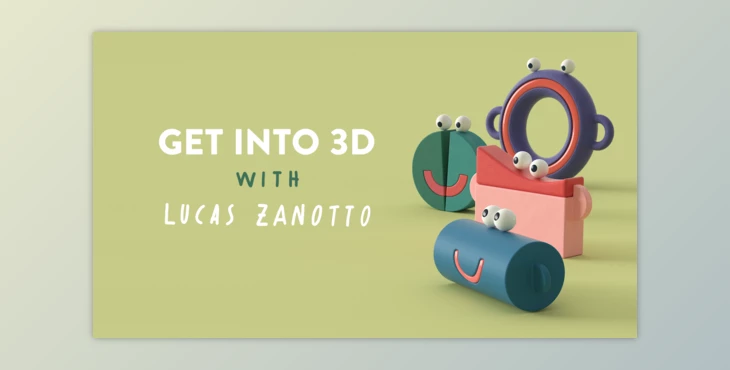 Download Motion Design School -  Get into 3D with Lucas Zanotto