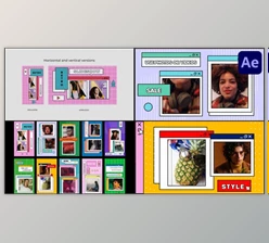 Download Retro Pop Ups Slideshow for After Effects (Videohive 39473485) - AE Project