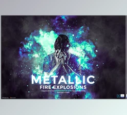 Download Metallic – Fire Explosion PS Action CreativeMarket - 7092815