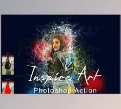 Download Inspire Art Photoshop Action CreativeMarket - 7798100