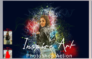 Download Inspire <span class='badge badge-warning'>Art</span> Photoshop Action CreativeMarket - 7798100